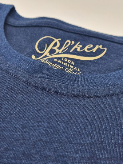 Bl'ker T-shirt Uomo Freeport Indigo Jersey