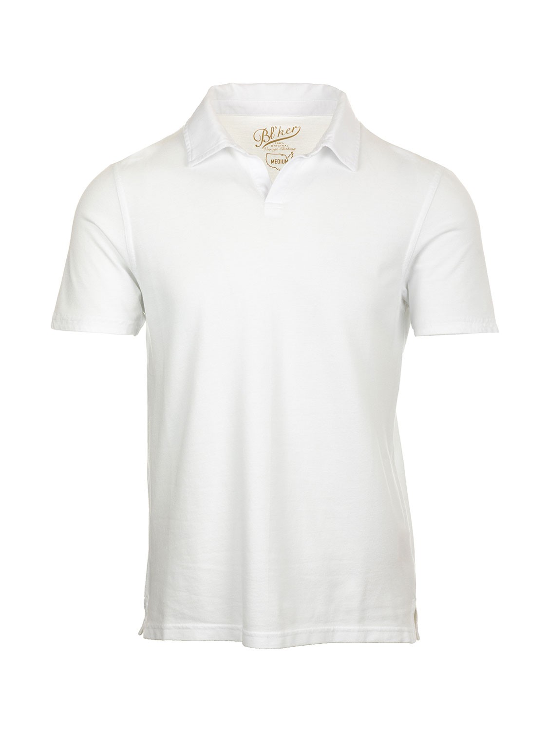 Bl'ker Men's Polo Rockland Piquet without Buttons