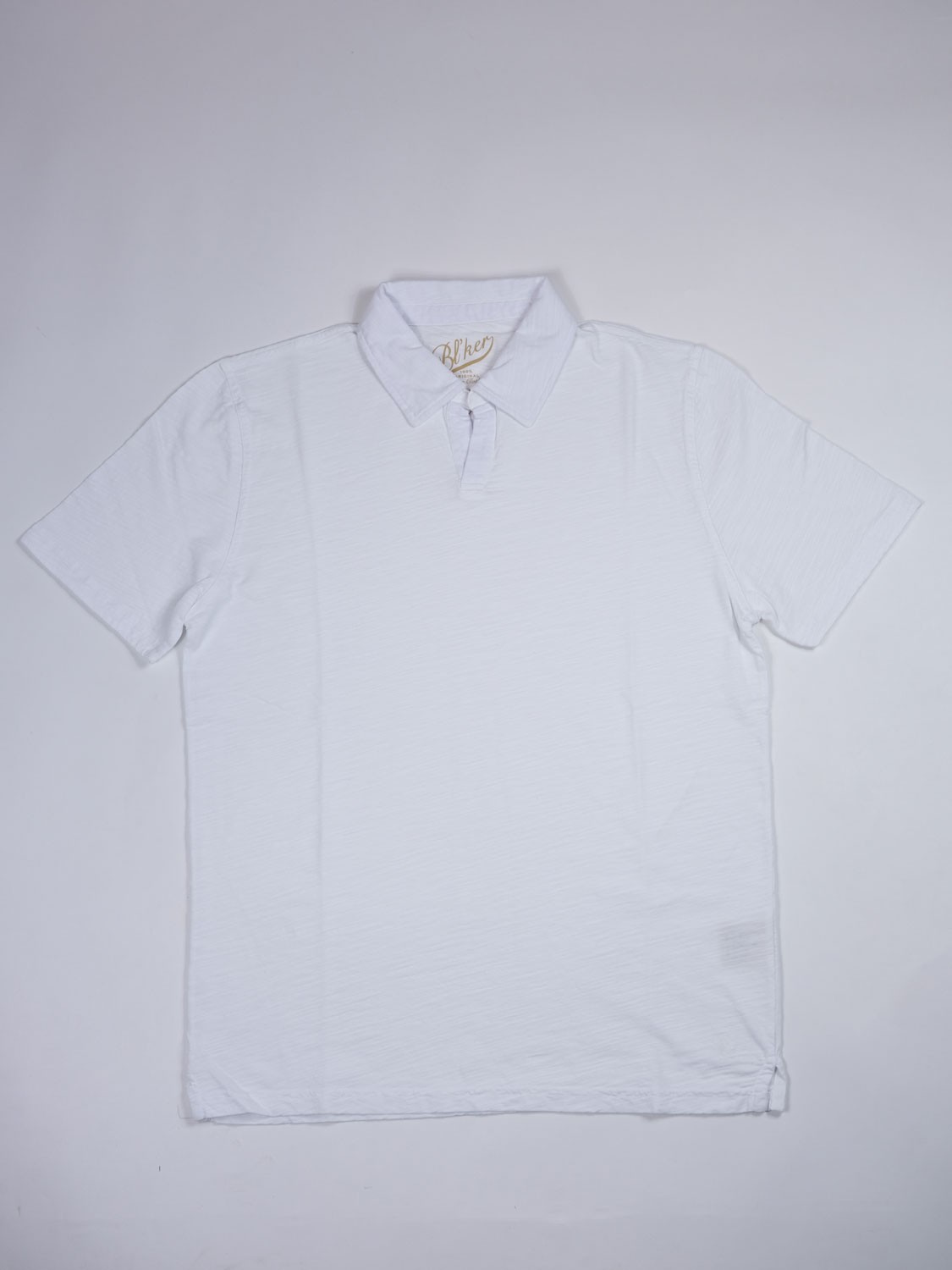 Bl'ker Men's Polo Long Island Fiammata without Buttons