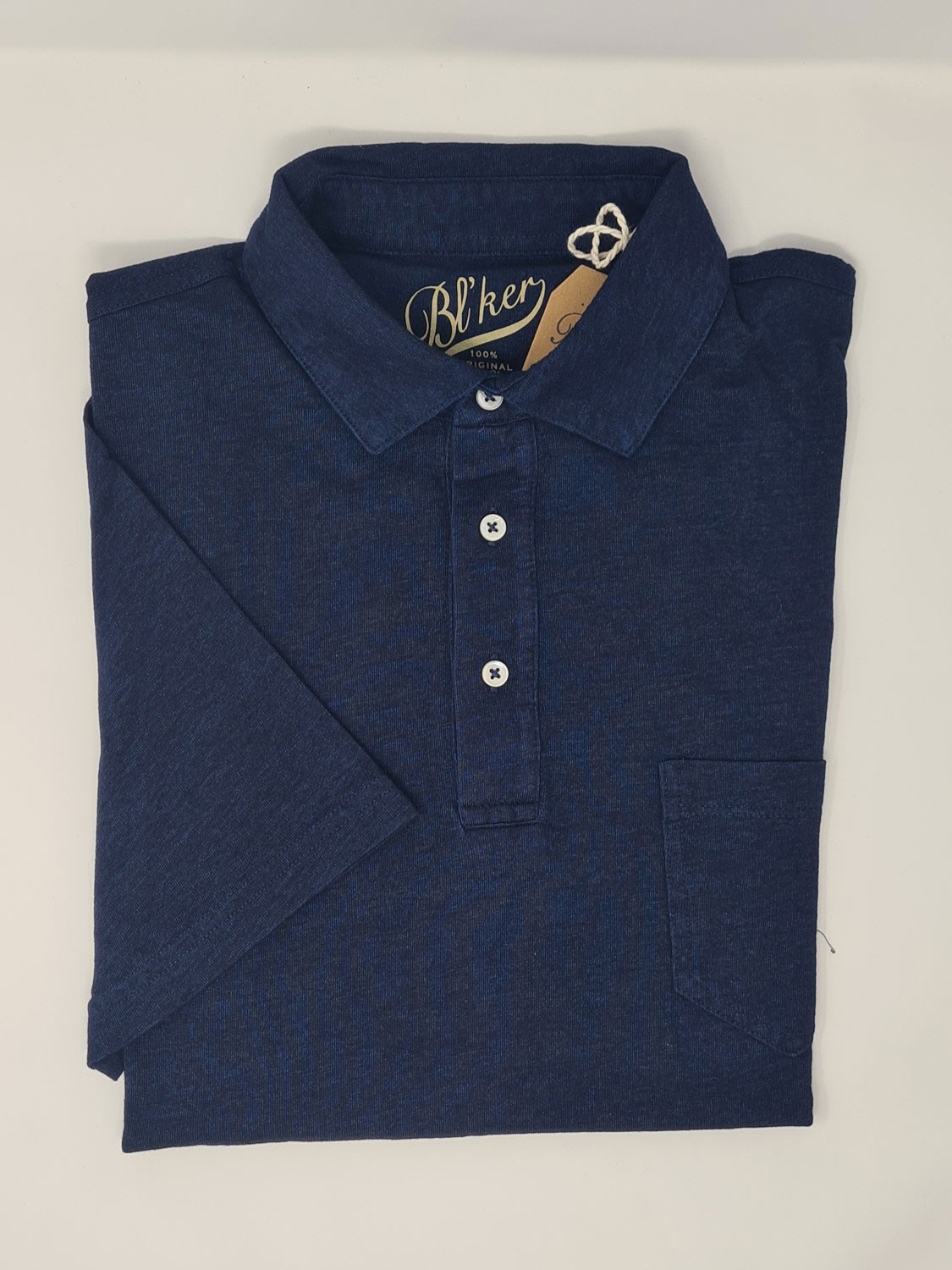 Bl'ker Men's Polo Cape Cod Indigo Jersey