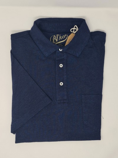 Bl'ker Polo Uomo Cape Cod Indigo Jersey