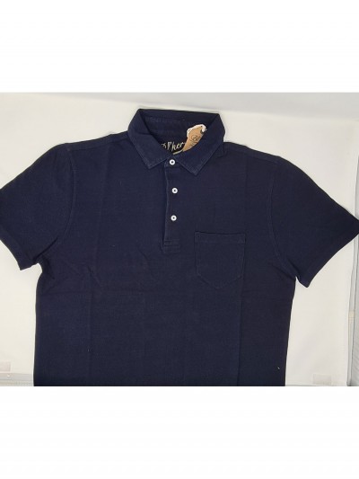 Bl'ker Men's Polo Montauk Indigo Piquet