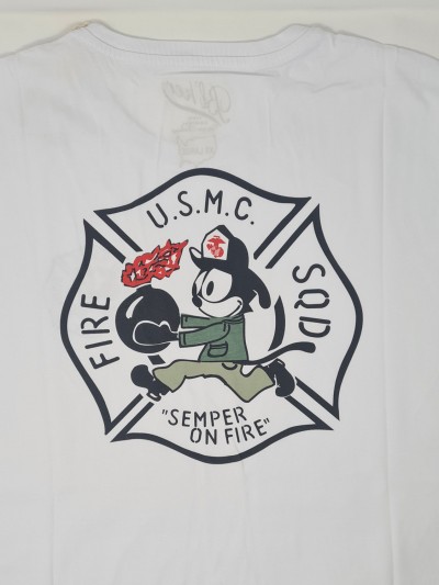 Bl'ker Men's T-shirt Graphic Felix Fire