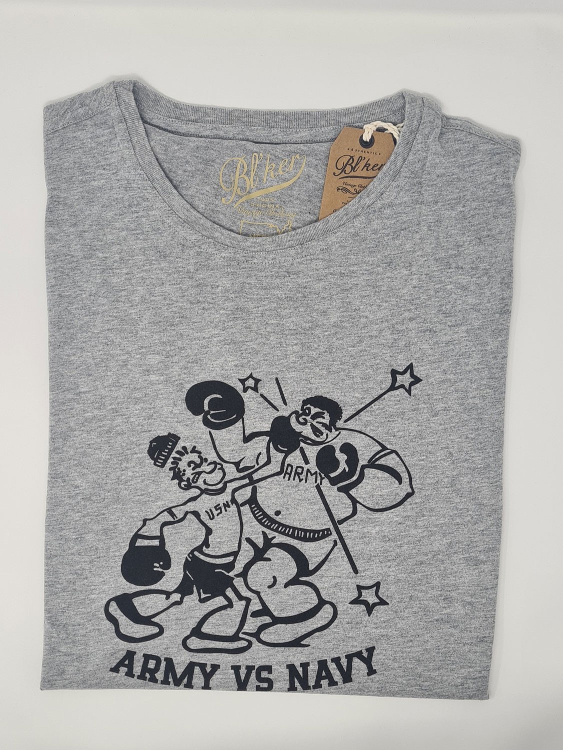 Bl'ker Men's T-shirt Graphic Popeye vs Bruto