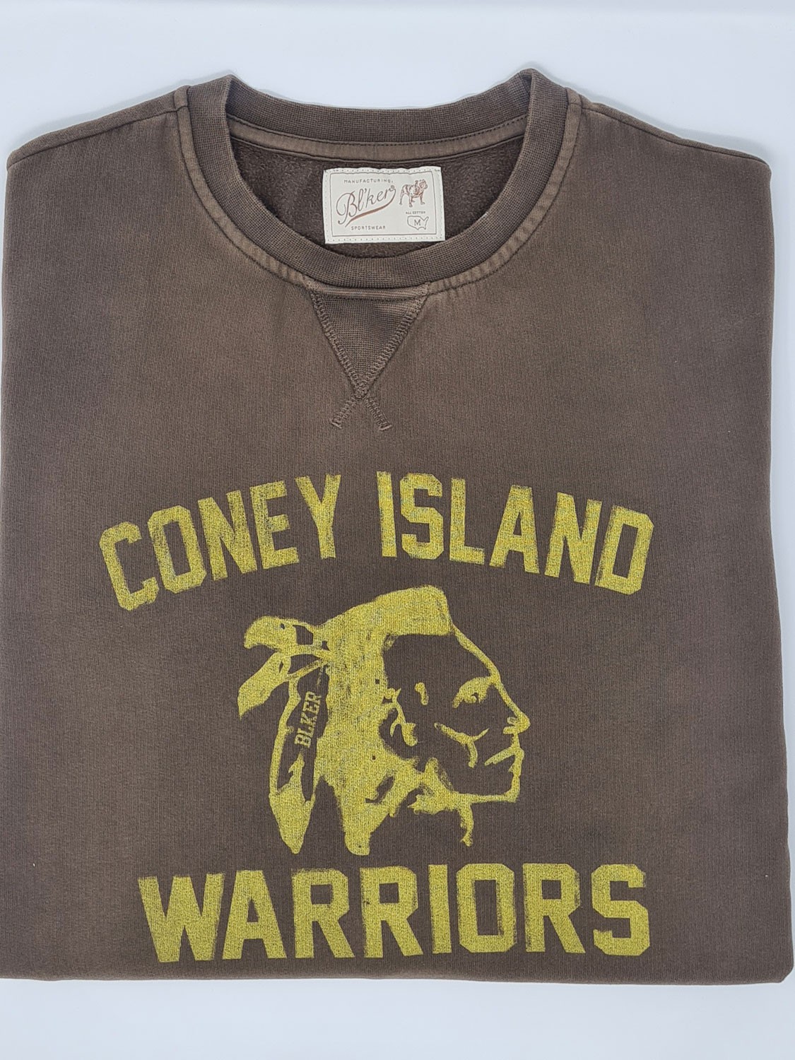 Bl'ker Men's Sweatshirt Graphic Coney Island