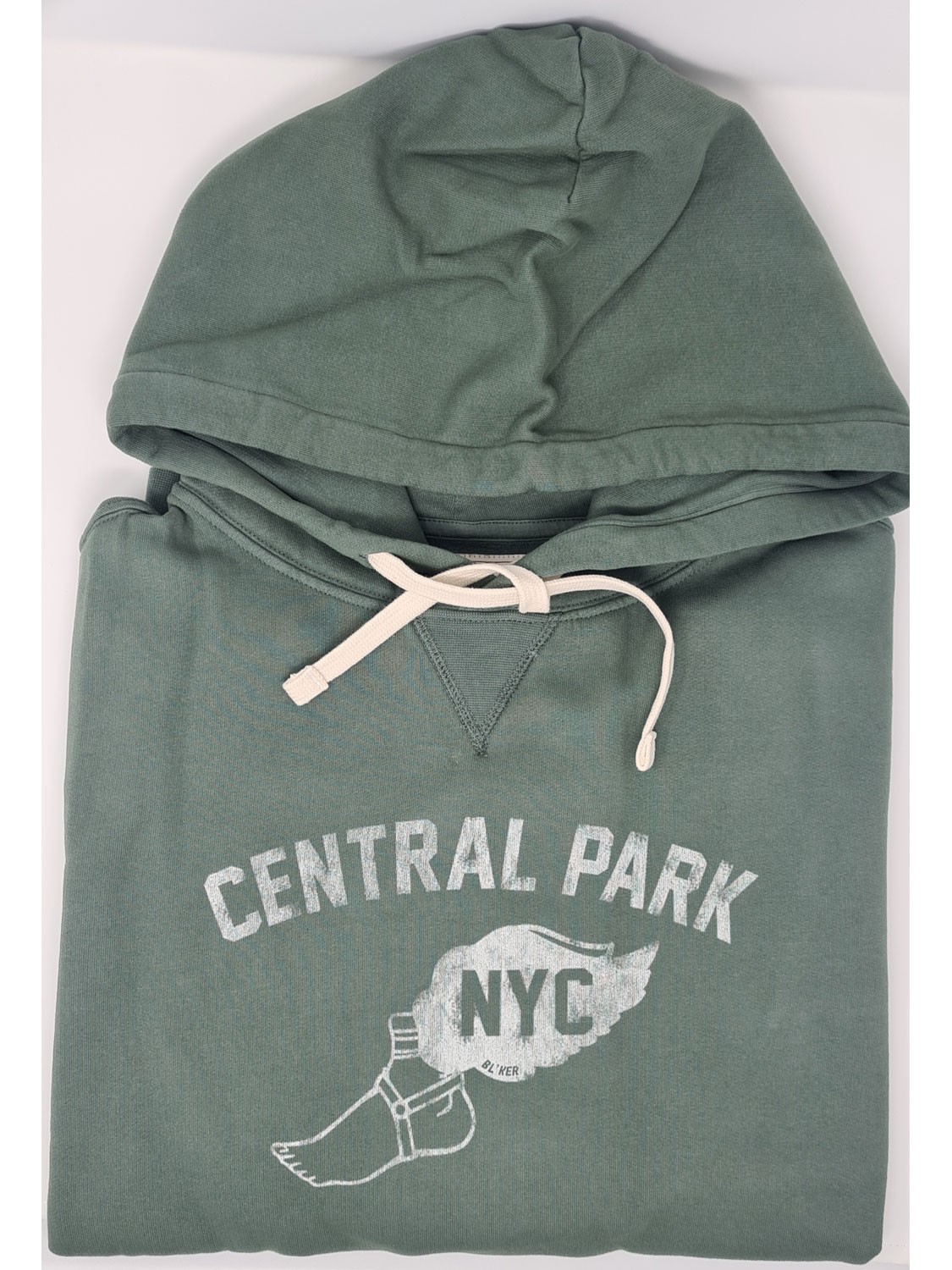 Bl'ker Felpa con Cappuccio Uomo Graphic Central Park