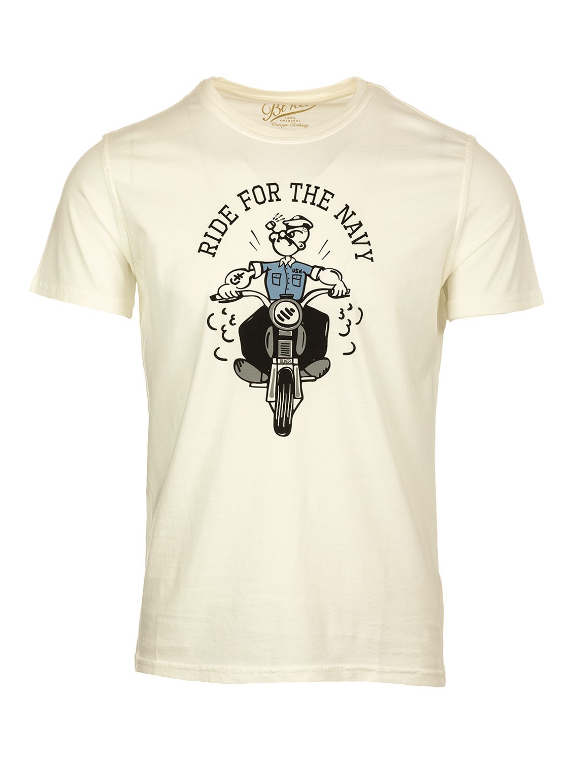 Bl'ker Men's T-shirt Graphic Navy Rider