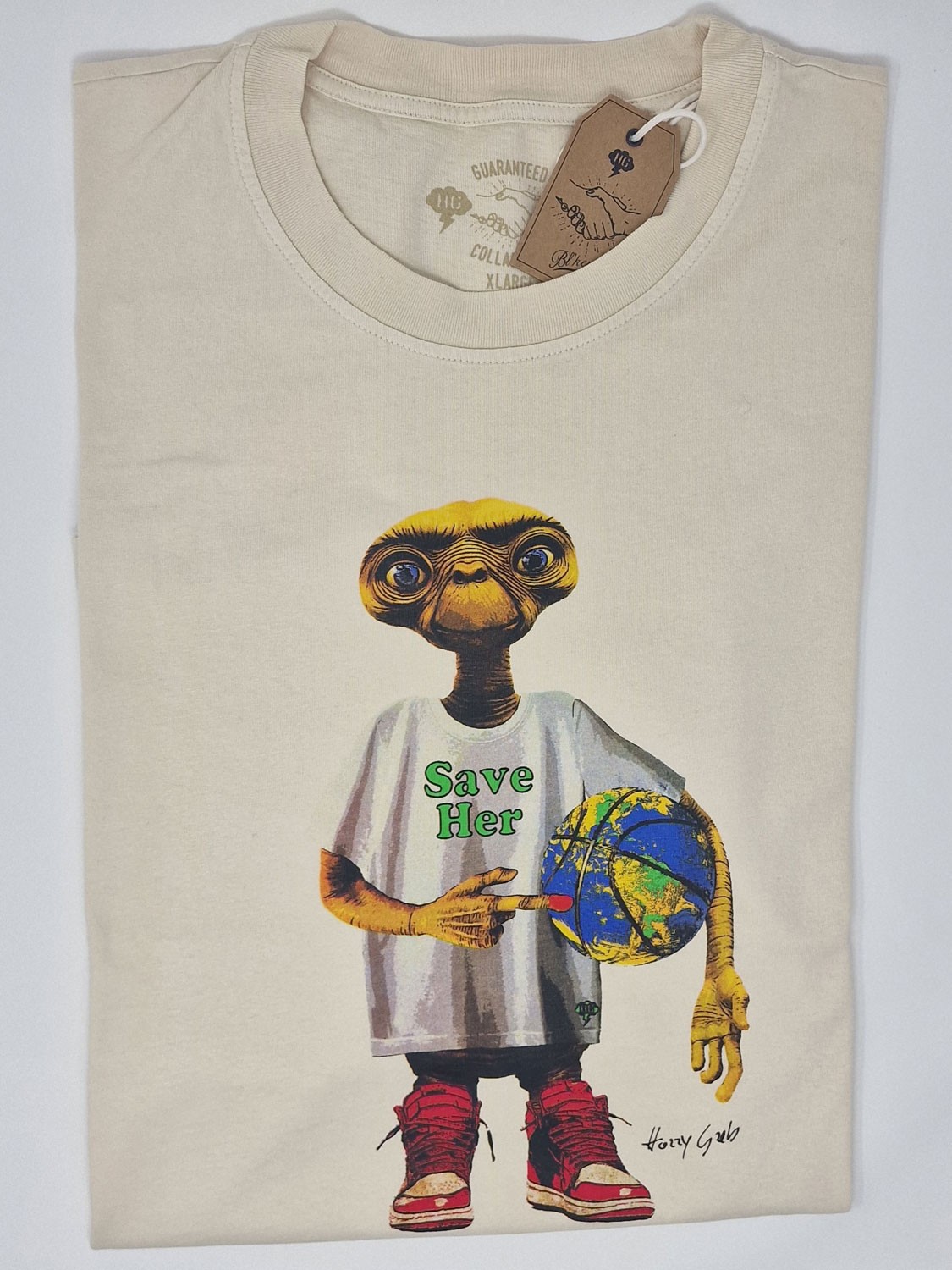 Bl'ker Men's T-shirt Graphic Save Her
