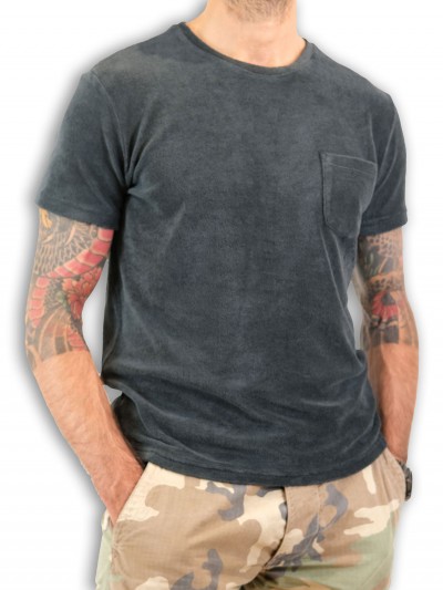 Bl'ker T-shirt Uomo Oceanside Terry Spugna