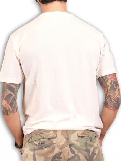 Bl'ker T-shirt Uomo MC Lino e Cotone