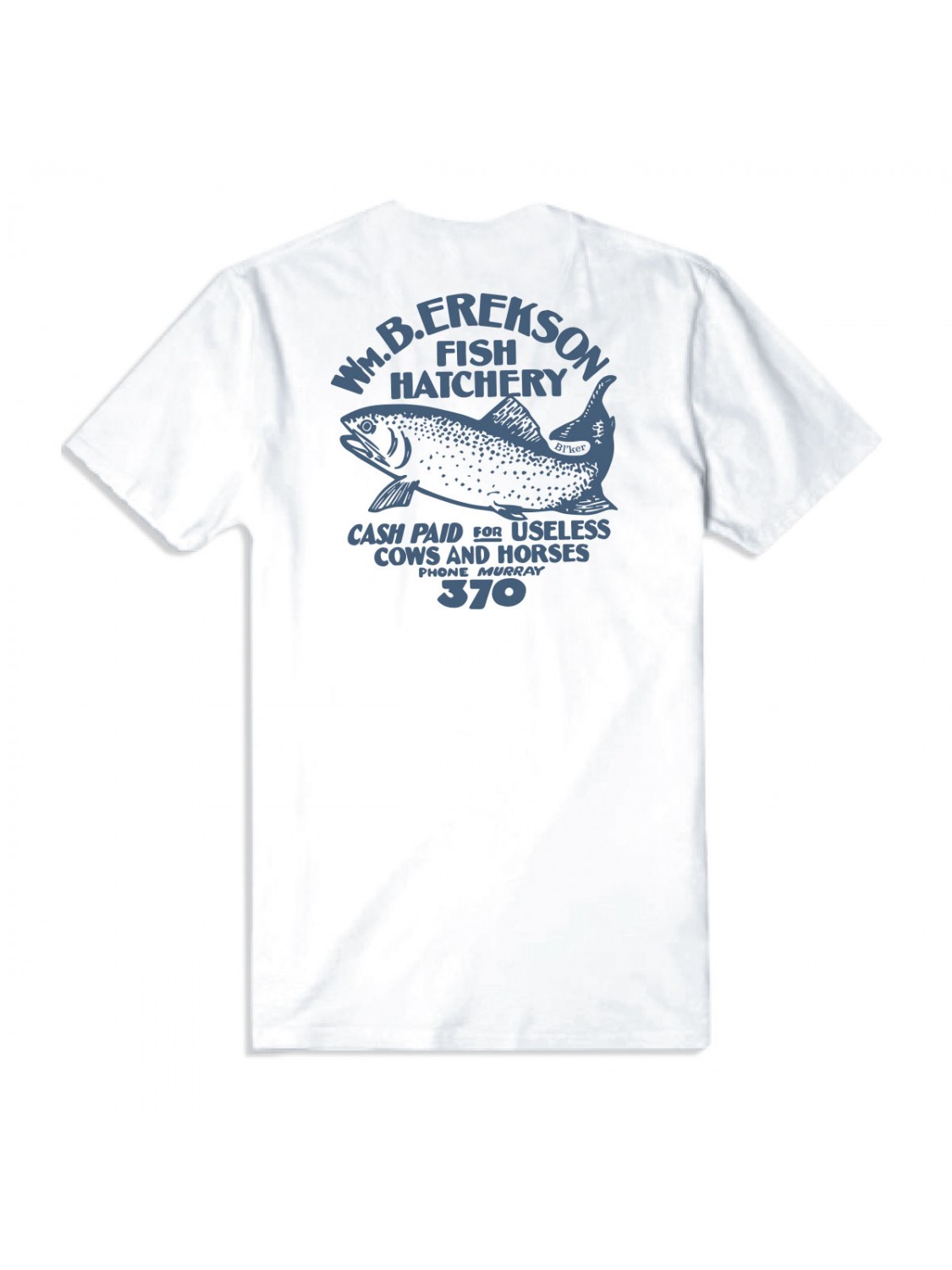 Bl'ker T-shirt Uomo Manica Corta con Taschino Graphic Murray