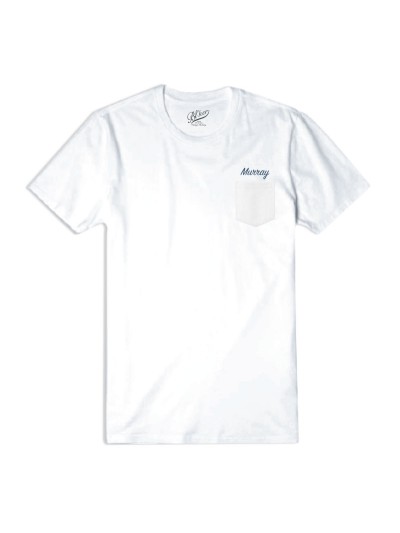 Bl'ker T-shirt Uomo Manica Corta con Taschino Graphic Murray