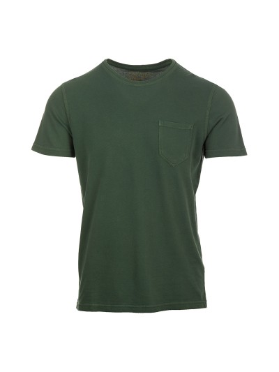 Bl'ker T-shirt Uomo Manica Corta con Taschino Orchard Piquet
