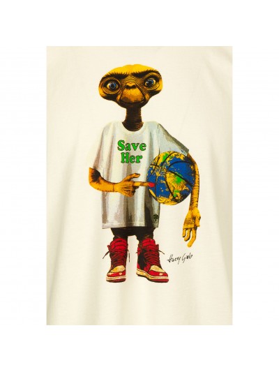 Bl'ker T-shirt Uomo Manica Corta Graphic Save Her