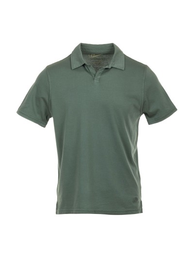 Bl'ker Men's Short Sleeve Polo Button Less Hamptons Jersey