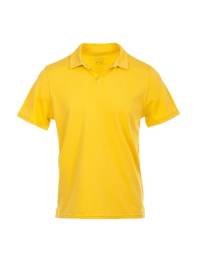 Bl'ker Men's Short Sleeve Polo Button Less Hamptons Jersey