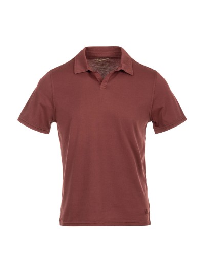Bl'ker Polo Uomo Manica Corta senza Bottoni Hamptons Jersey