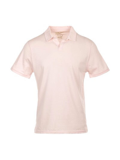 Bl'ker Polo Uomo Manica Corta senza Bottoni Hamptons Jersey