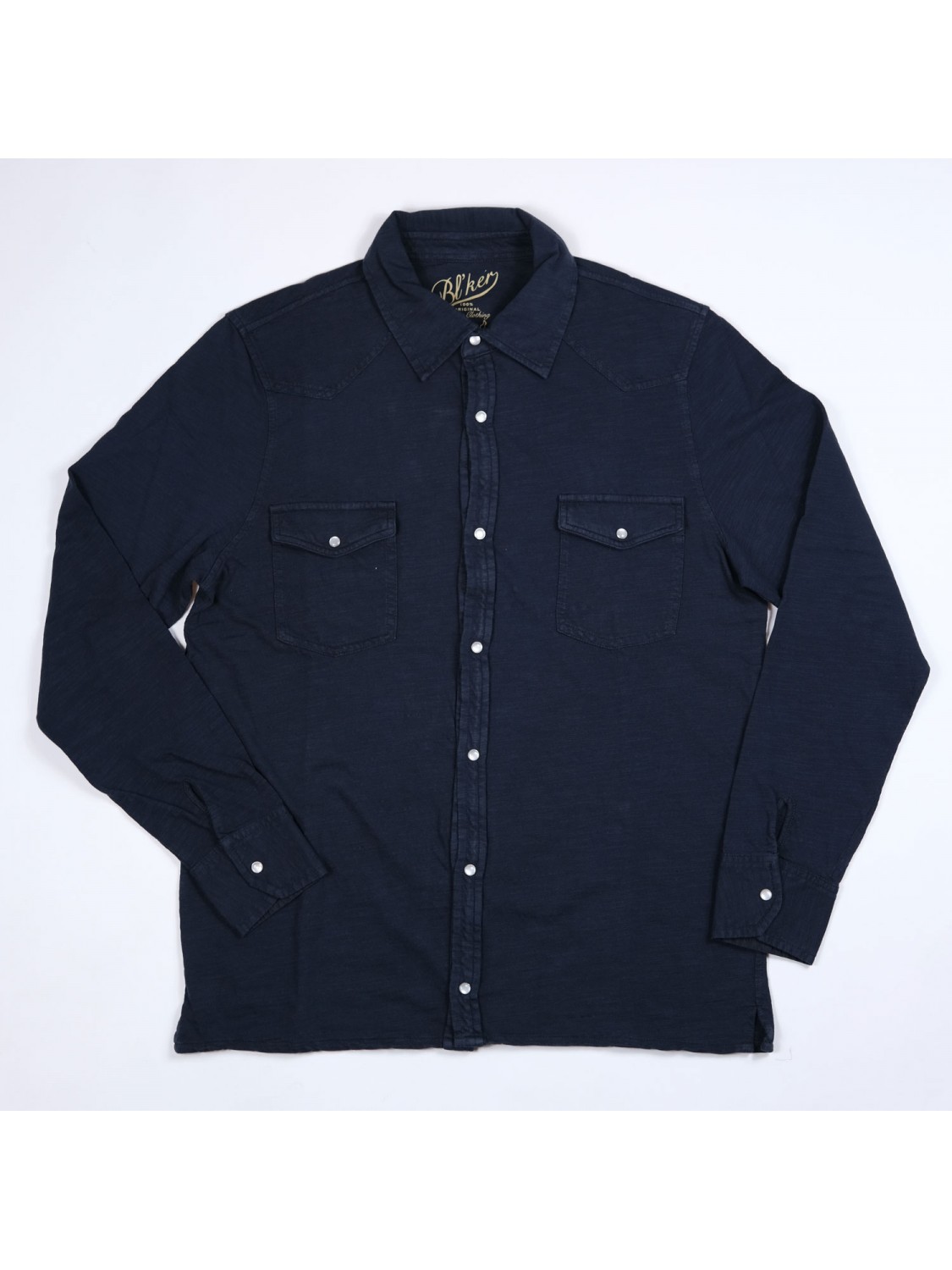 Bl'ker Men's Western Shirt El Paso Flamed Jersey 180gr