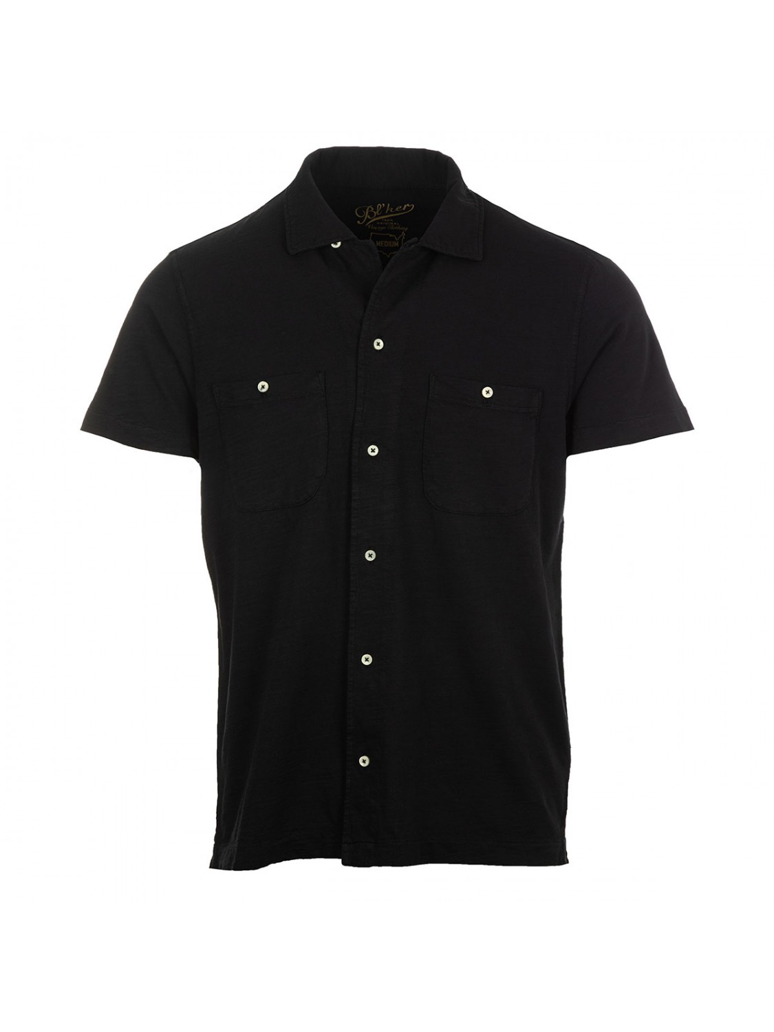 Bl'ker Camicia Uomo Rockaway Tessuto Fiammato 180gr