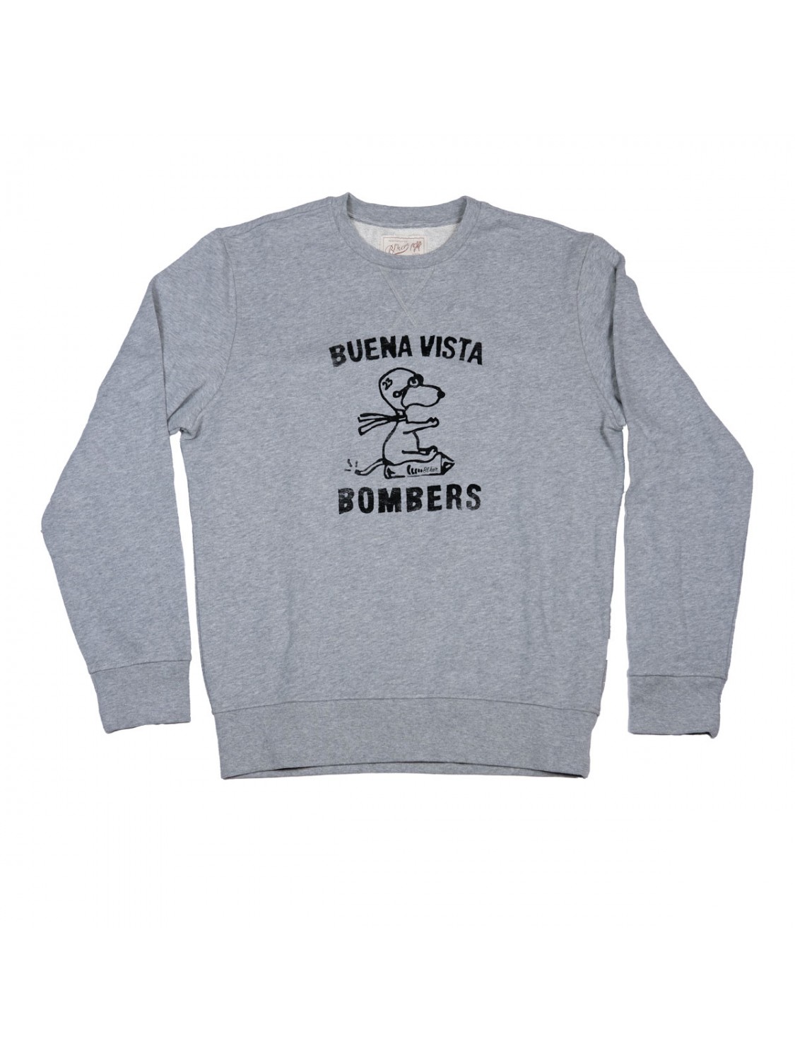 Bl'ker Men's Round Neck Sweatshirt Graphic Buena Vista Jersey