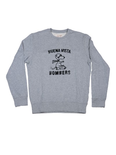 Bl'ker Men's Round Neck Sweatshirt Graphic Buena Vista Jersey