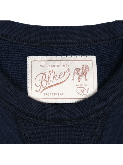 Bl'ker Men's Round Neck Sweatshirt with Short Sleeve Graphic Buena Vista Jersey
