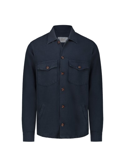 Camicia Over Uomo 4 Tasche Acadia Lino/Cotone