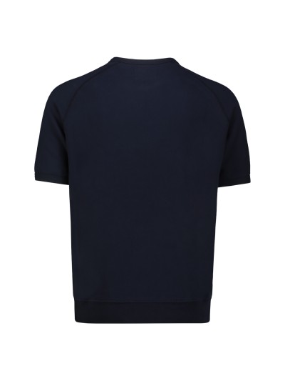 Bl'ker Men's Round Neck Sweatshirt with Short Sleeve Graphic Alcatraz