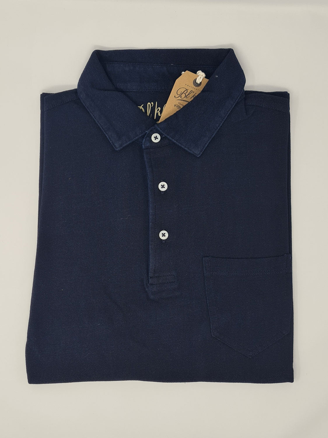 Polo Uomo Montauk Indigo Piquet