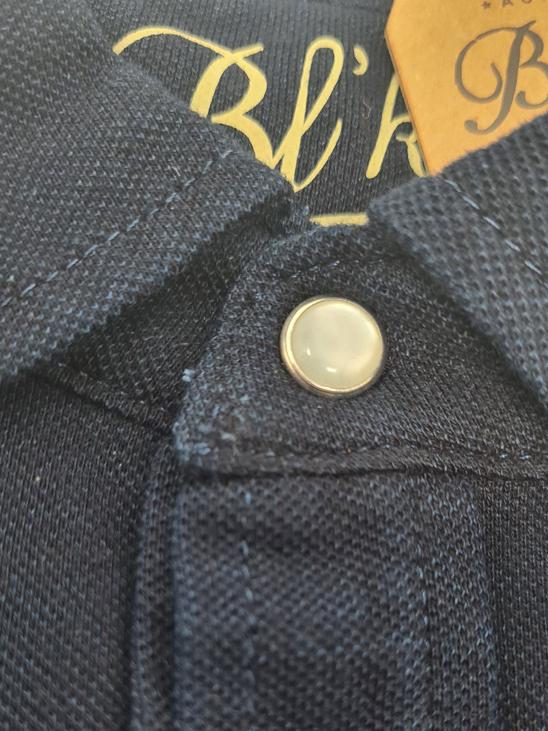 Camicia Western Uomo El Paso Indigo Piquet