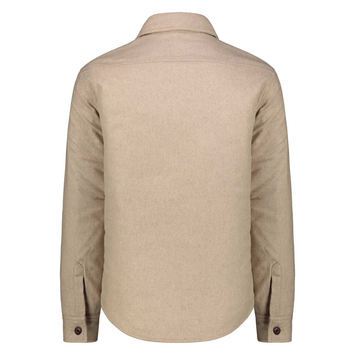 Camicia Over Denali in Lana con Fodera in Lana Imbottita (Beige)