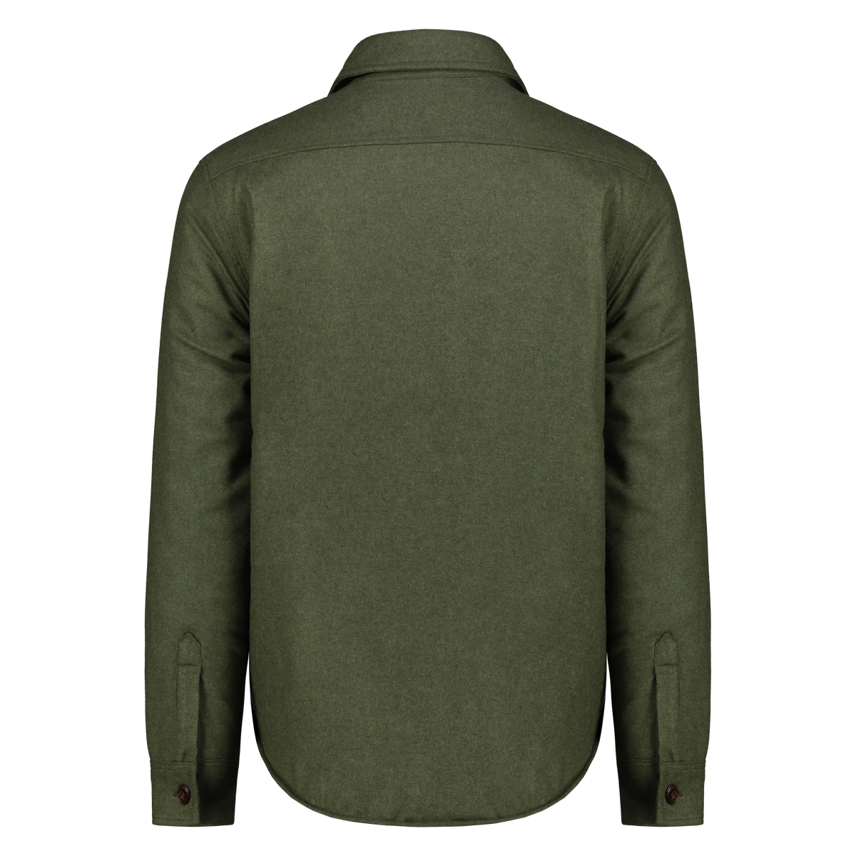 Camicia Over Denali in Lana con Fodera in Lana Imbottita (Green)