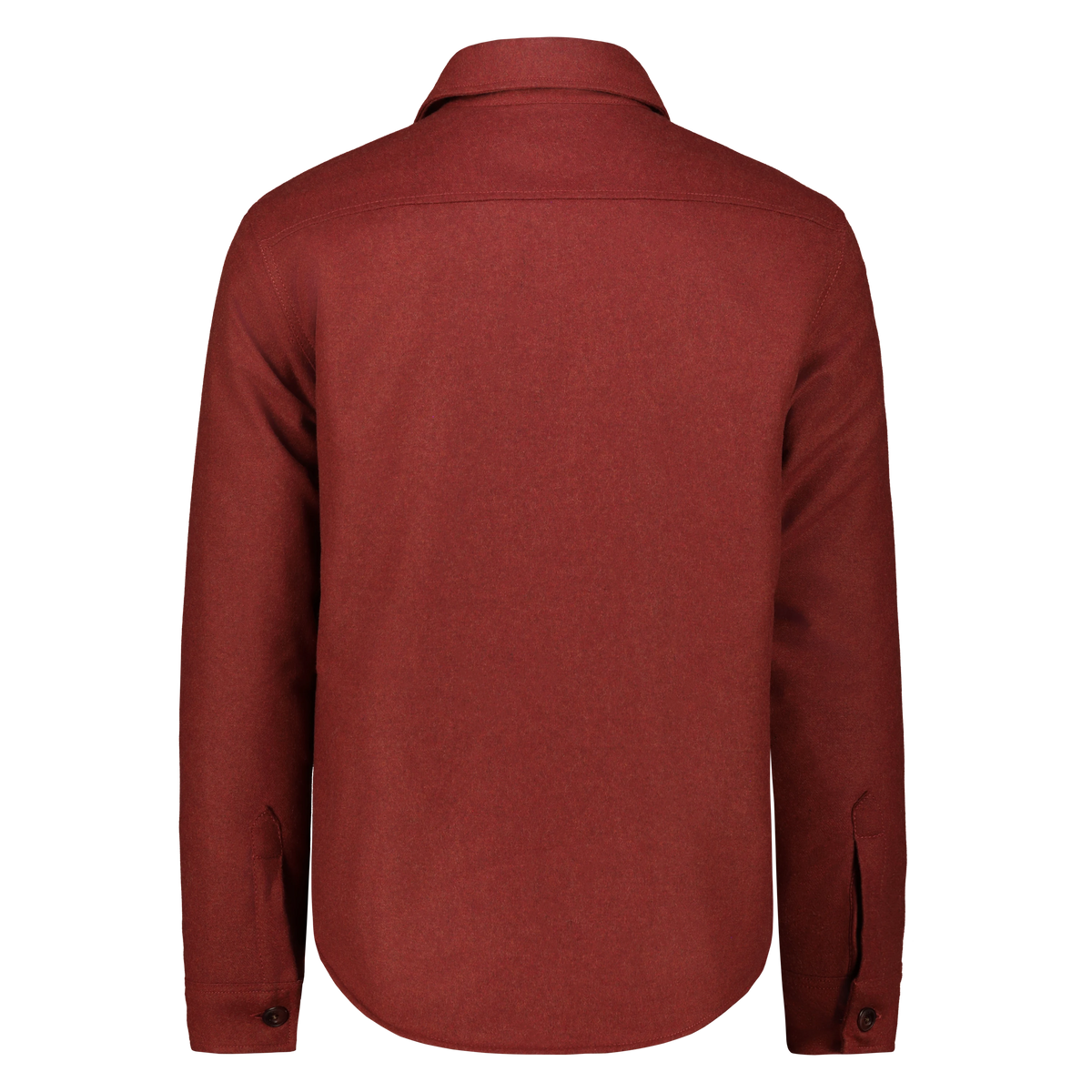 Camicia Over Denali in Lana con Fodera in Lana Imbottita (Rust)