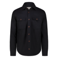 Camicia Over Hunter in Lana (Navy)