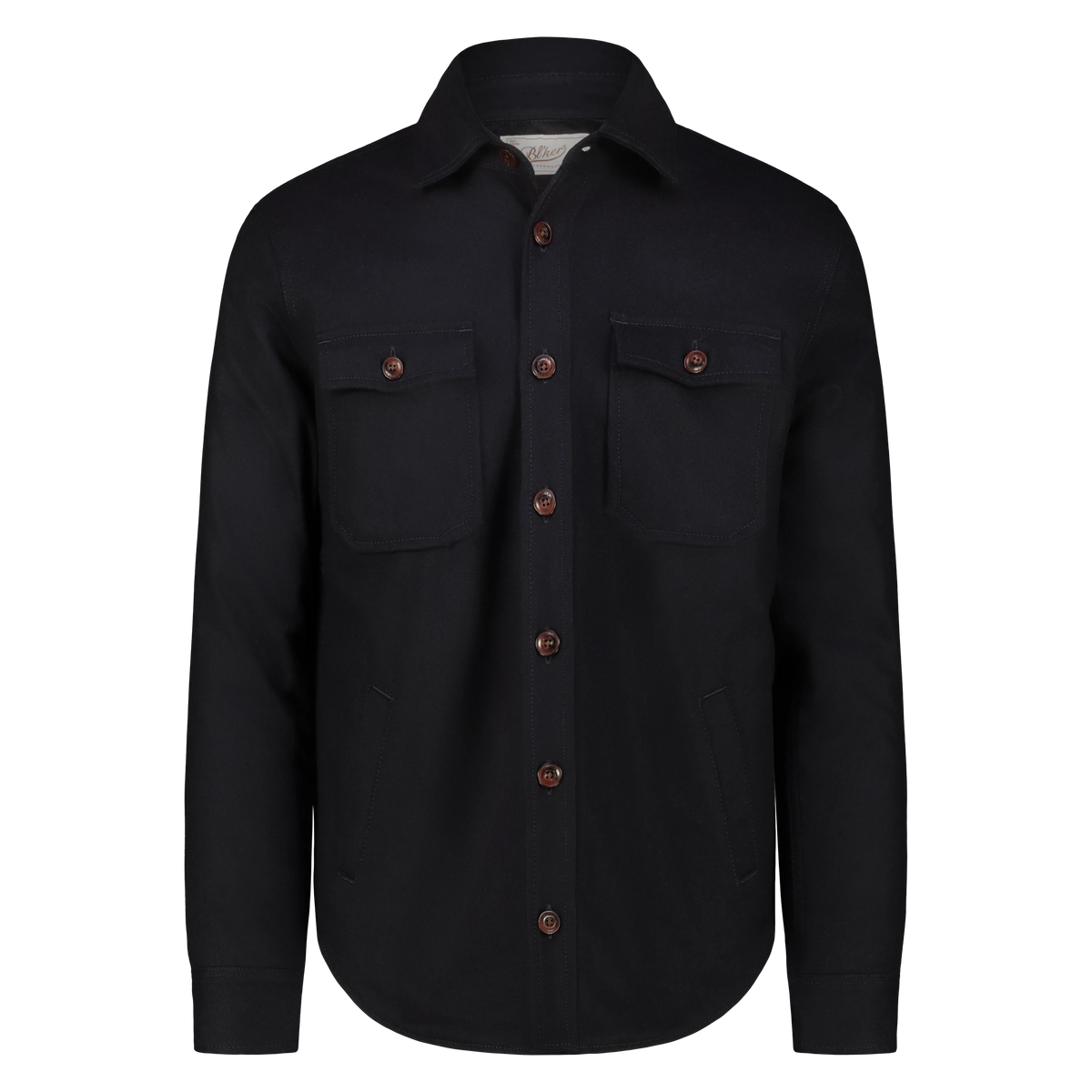 Camicia Over Hunter in Lana (Navy)