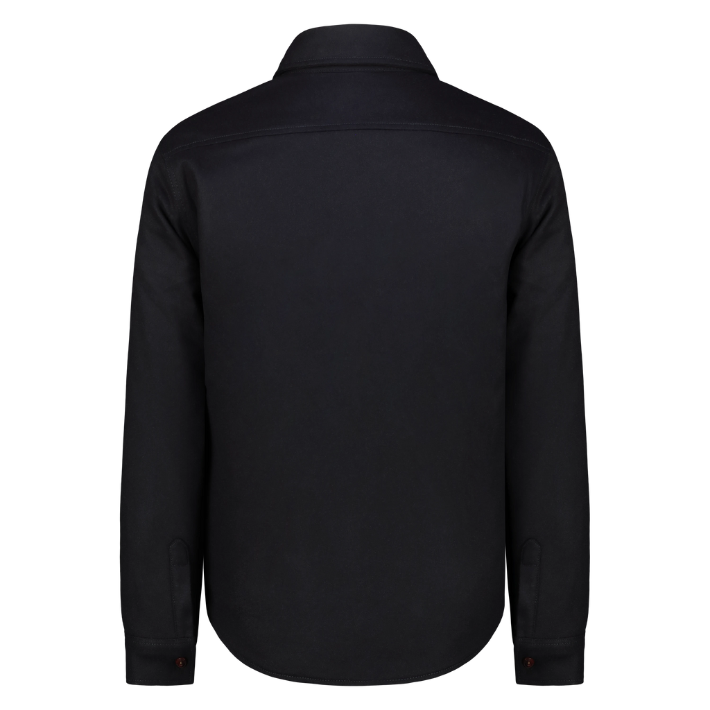 Camicia Over Hunter in Lana (Navy)