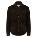 Camicia Over Hunter in Velluto a coste (Brown)