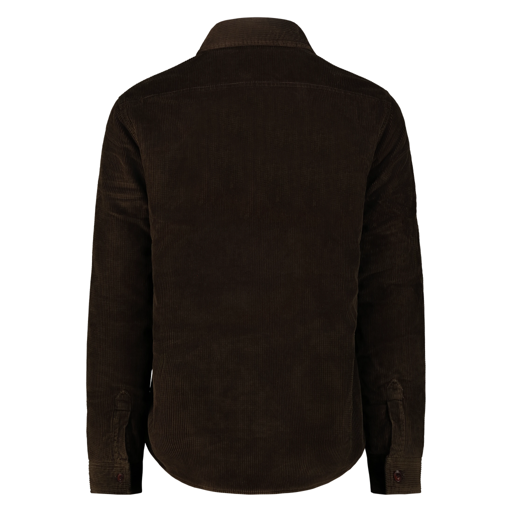 Camicia Over Hunter in Velluto a coste (Brown)