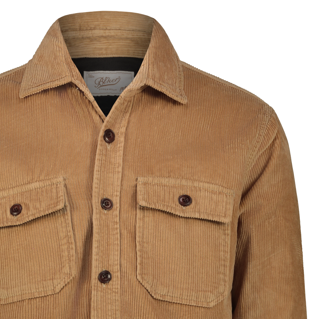 Camicia Over Hunter in Velluto a coste (Khaki)