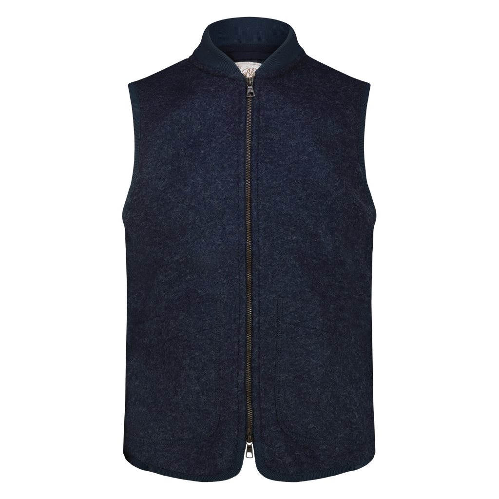 Smanicato Wolf in Lana Cotta con Zip