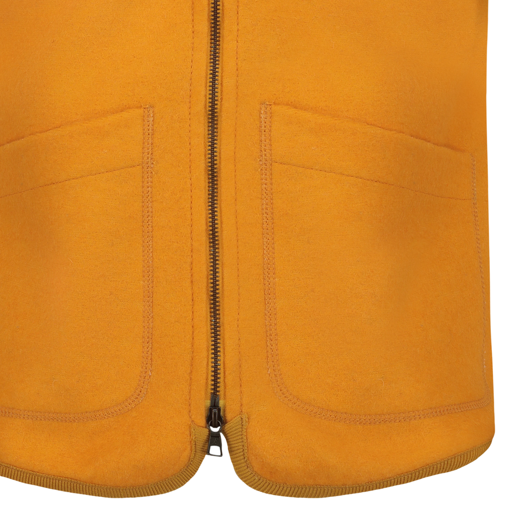 Smanicato Wolf in Lana Cotta con Zip