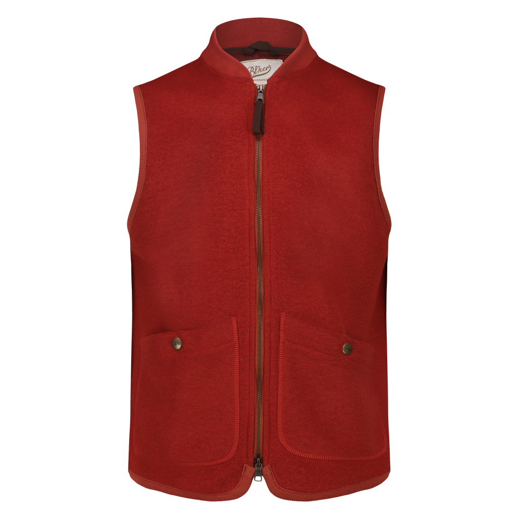 Smanicato Wolf in Lana Cotta con Zip