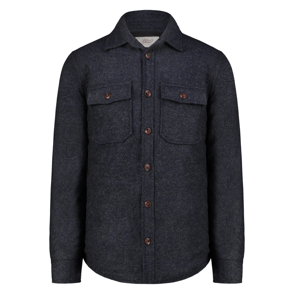 Camicia Over Hunter in Lana Donegal