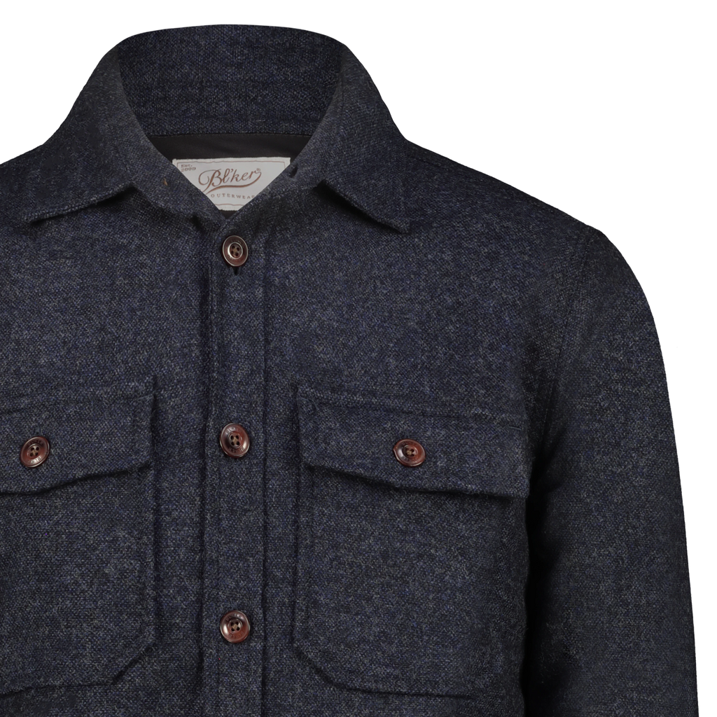 Camicia Over Hunter in Lana Donegal