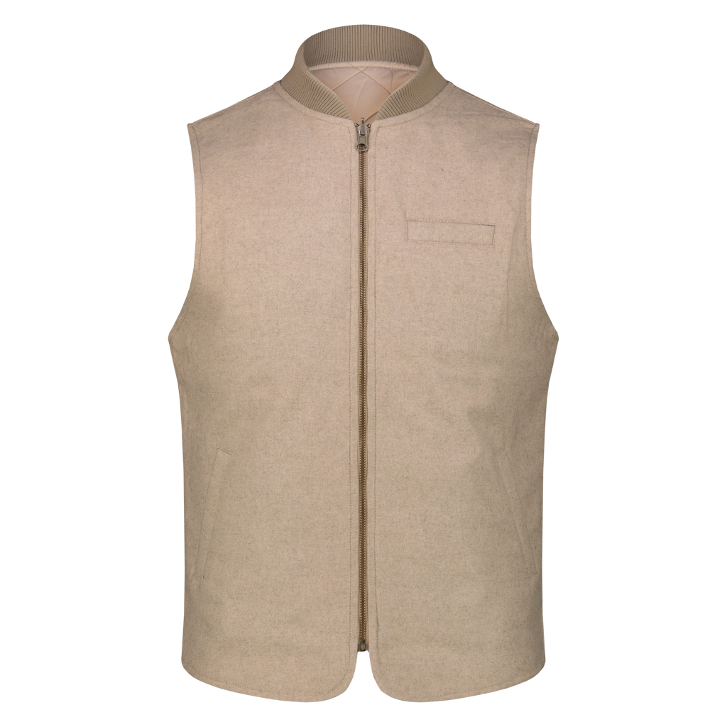 Smanicato Reversibile Owl in Lana con Zip