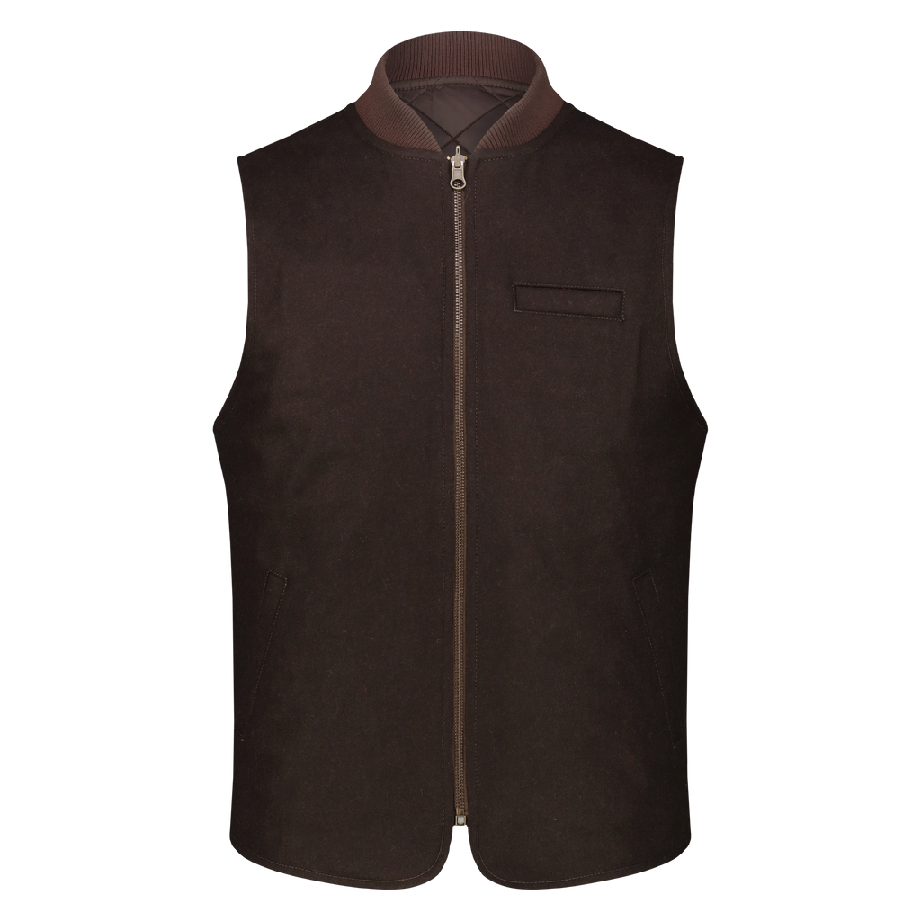 Smanicato Reversibile Owl in Lana con Zip