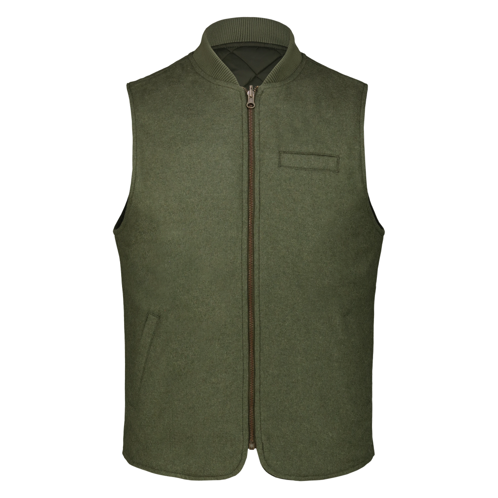 Smanicato Reversibile Owl in Lana con Zip