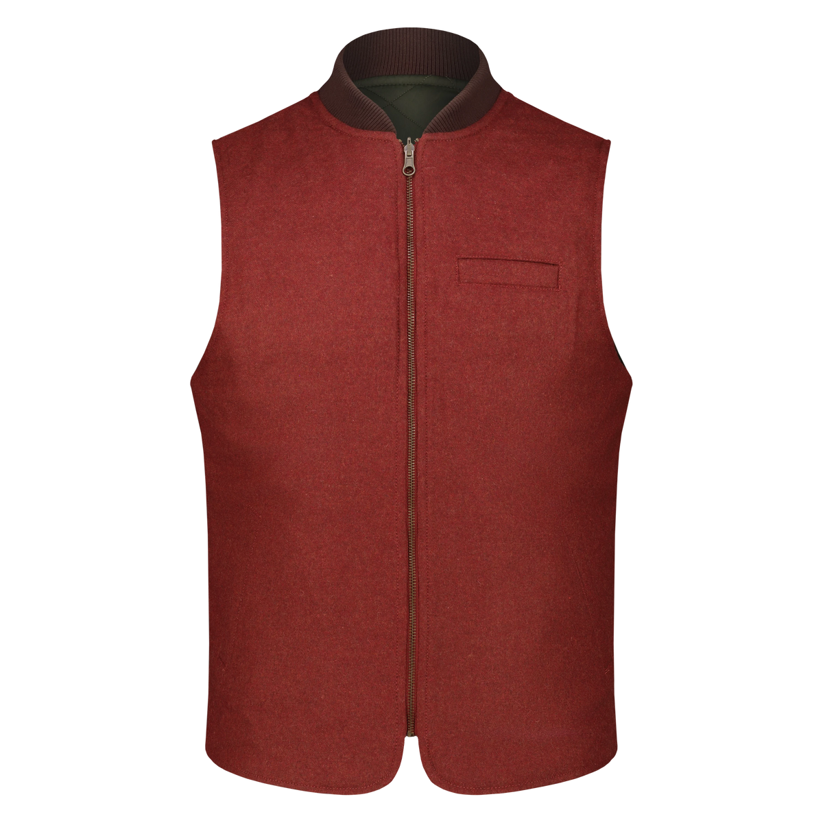 Smanicato Reversibile Owl in Lana con Zip