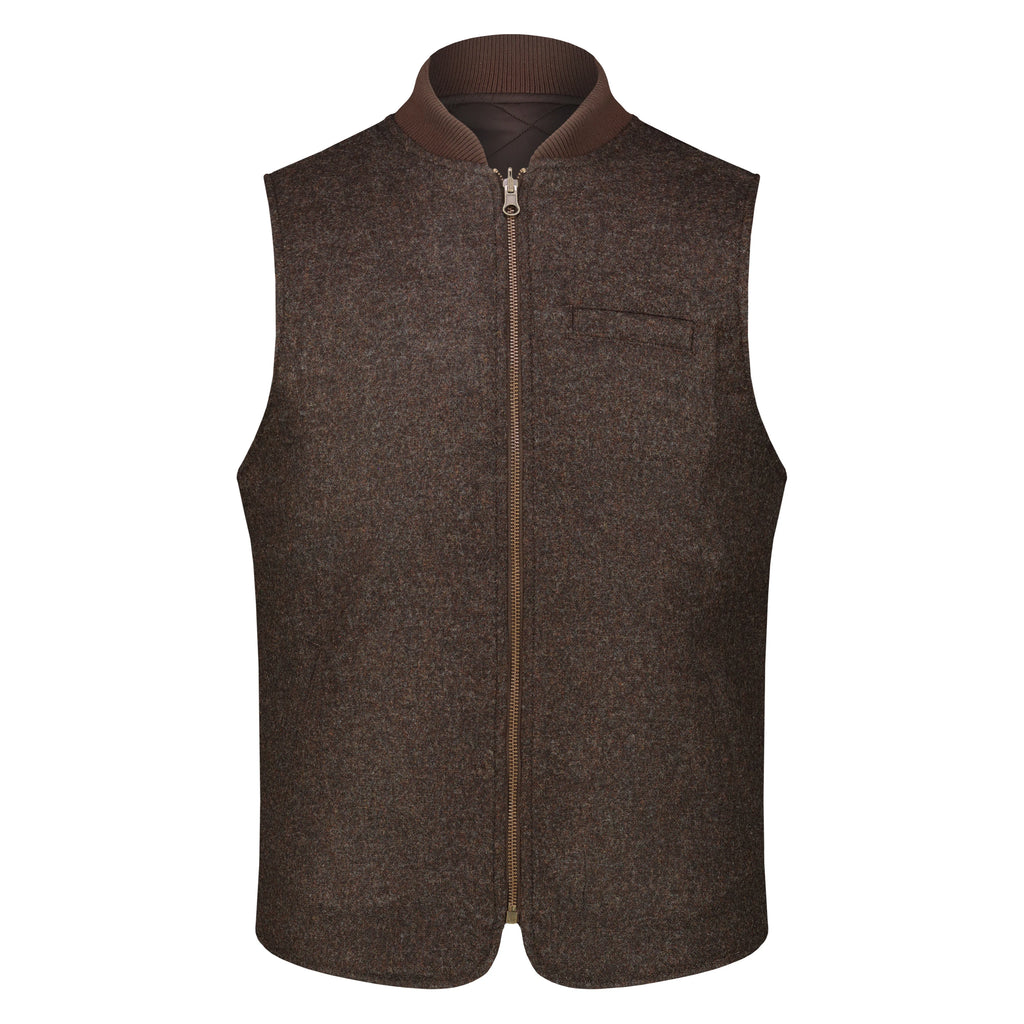Smanicato Reversibile Owl in Lana Donegal con Zip
